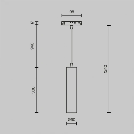 Трековый светильник магнитный светодиодный 48V 12W Maytoni Technical Фокус / Focus Led TR016-2-12W4K-B-1