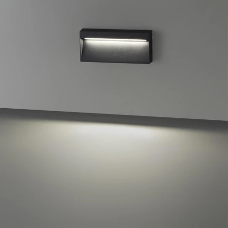 Подсветка для лестниц Odeon Light Vitty 6649/5WL NATURE черный/металл/акрил IP54 LED 5W 4000K AC85-265V (220V)