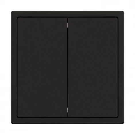 Выключатель проходной ARL NOBE 2 кл софт-тач черный оникс SWT-MKP2-SFPL-BK (250V, 10A) (Arlight,) 054255(1)