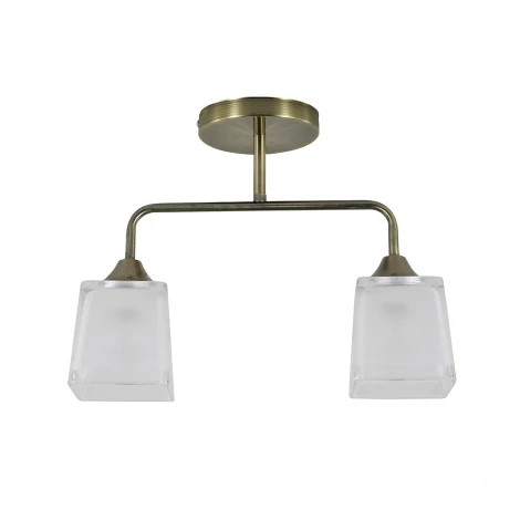 Потолочная люстра на штанге Escada Artemis 2103/2P E27*40W Antique Brass