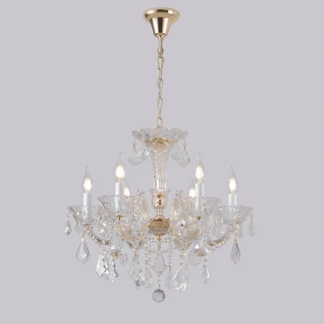 Подвесная люстра Crystal Lux CRISTELLE SP6 GOLD