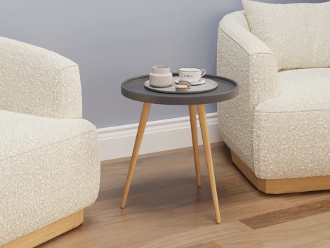 Стол журнальный Слайн Келли графит 1620181602