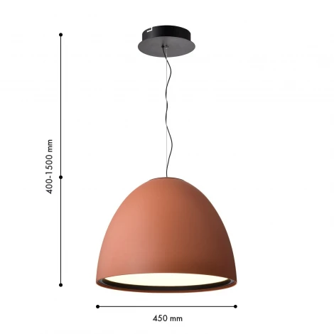 Подвесной светильник светодиодный Favourite Halva 4814-4P LEDx38W 3000K