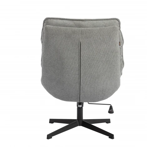 Кресло лаунж Reflex/Рефлекс с пуфом велюр/букле (HYP), светло-серый Tetchair 25506