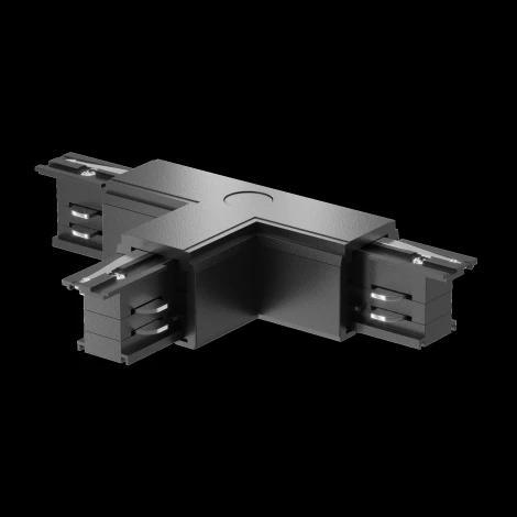 Коннектор Т-образный левый Trinity черный (трехфазный) Maytoni Technical TRA005CT-31B-L (220V)