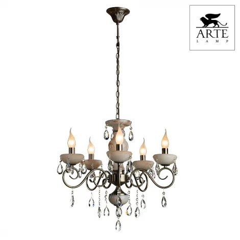 Подвесная люстра Arte Lamp Onyx Red A9591LM-5AB