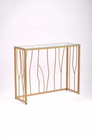 Консольный стол AllConsoles 1021-CG clear золотой