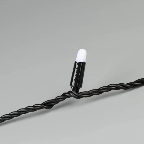 Светодиодная гирлянда ARD-STRING-CLASSIC-10000-BLACK-100LED-MILK-SYNC RGB (230V, 6.5W, RF ПДУ, 1000) (Ardecoled, IP65) 064845