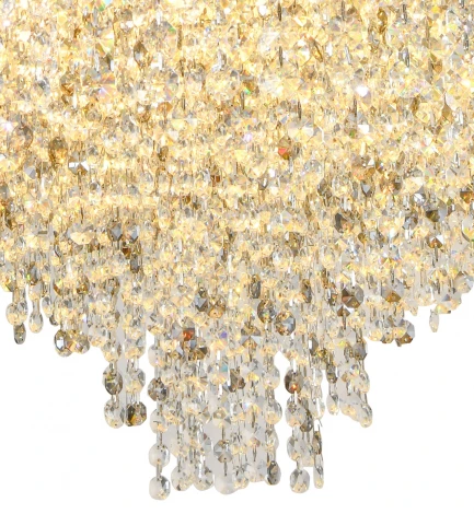 Подвесная люстра Stilfort Rain of Crystal 2187/09/16P (220V, хрусталь, на тросе)