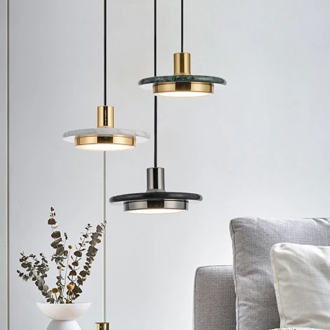 Подвесной светильник Lightera Croix LE129L-20GRB (LED, 220V, на проводе, круглые)