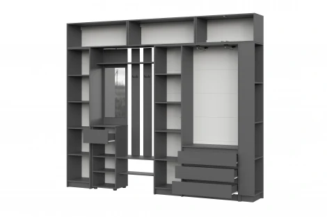 Прихожая Бали, Графит. Комплект 20 Арника 00-00287680