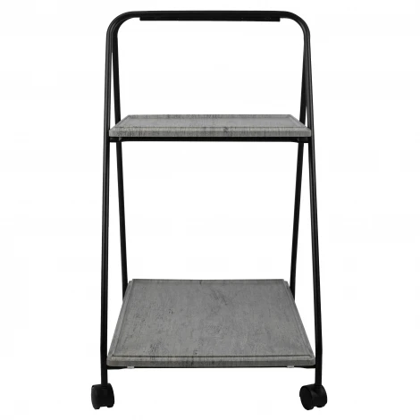 Стол сервировочный Милн черный/серый шпат Mebelik 008693