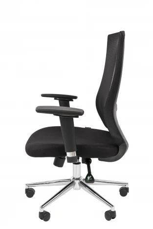 Офисное кресло Chairman 500LUX Россия ткань T черный/TW-01 черный Б/П 7210648