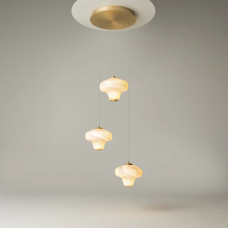 Подвесной светильник LED Maytoni Sirocco MOD359PL-L17BS3K (220V, на проводе, круглые)