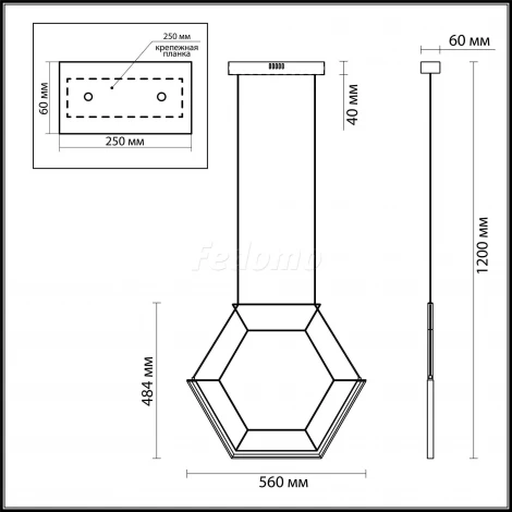 Подвесной светильник Odeon Light Trezor 4099/16L