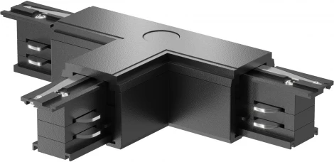 Коннектор Т-образный левый Trinity черный (трехфазный) Maytoni Technical TRA005CT-31B-L (220V)