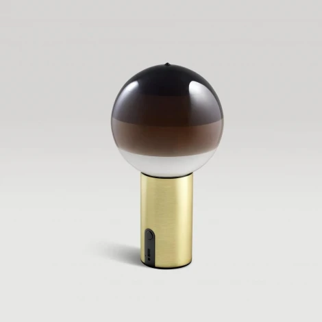 Настольная лампа Dipping Light Portable шоколадный-матовая латунь Marset A691-453-4715-27K (251326)