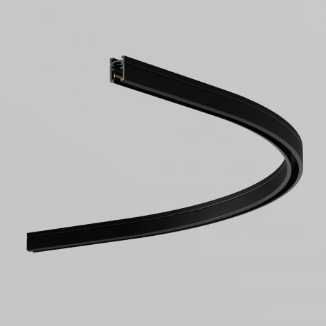 Коннектор радиусный накладной с токоведущими элементами Maytoni Technical Accessories for tracks Levity TRA184-R600-11B-1