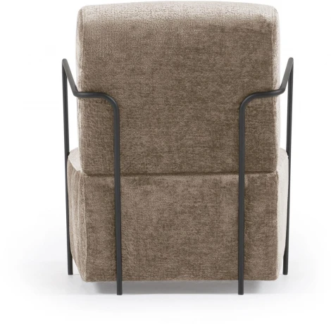 Кресло La Forma (ex Julia Grup) Gamer (Бежевый/ Пенополиуретан,Металл,Пена,Сосна,Акрил,Сталь)