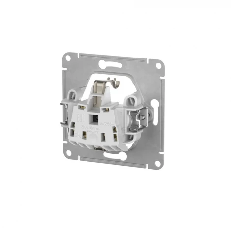 Розетка с заземлением и шторками (бежевый) Systeme Electric GSL000245S
