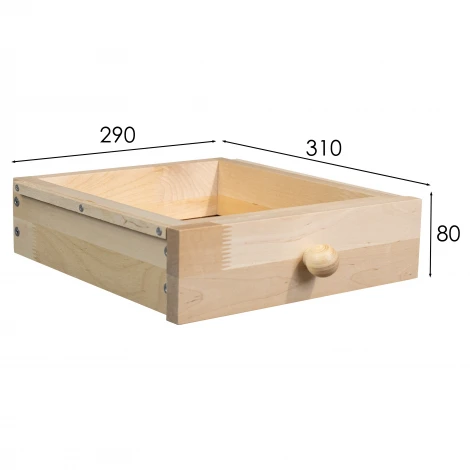 Тумба с баром и корзинами лак Mebelik 008490