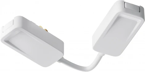 Коннектор питания угловой Radity встраиваемый белый (магнитный) Maytoni Technical TRA084CPC-W-12