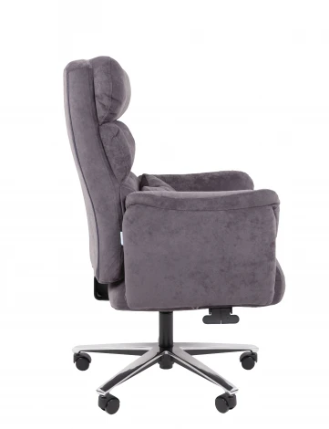 Кресло Chairman Home 433 Россия ткань S темно-серый 7210896