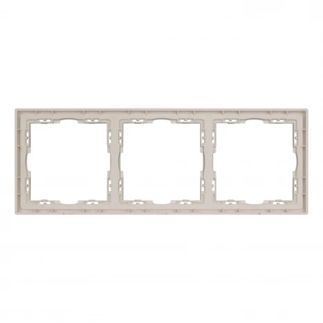 Рамка пластиковая FRM-NOBE-SFPL-3-CA (Arlight, Кашемир) 059458