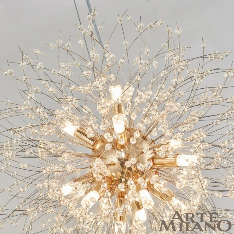 Подвесной светильник Arte Milano 74398.D500.H550.G9.12 G в форме шара
