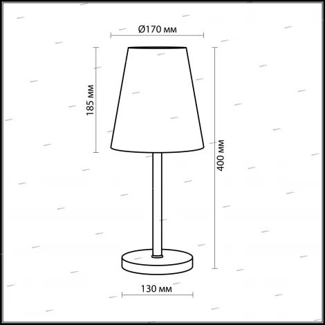 Интерьерная настольная лампа Odeon Light Aircy 2440/1T