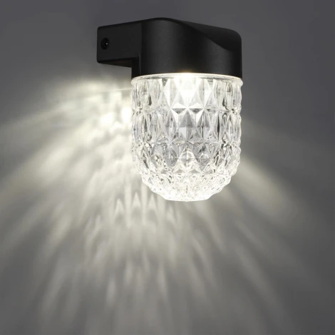 Настенный светильник уличный Novotech Estima 359295 STREET черный IP65 LED 7W 4000K 220V (круглые)