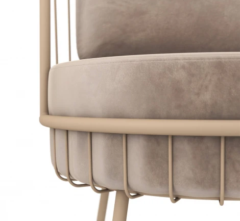 Кресло Sheffilton SHT-AMS123 латте/кофейный 9376647103