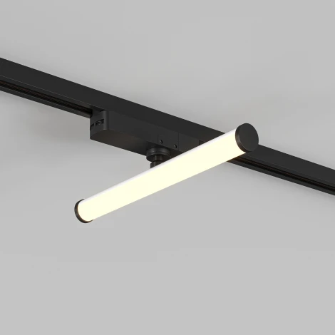 Трековый светильник однофазный 220V Denkirs Strom DK6438-BK (LED)