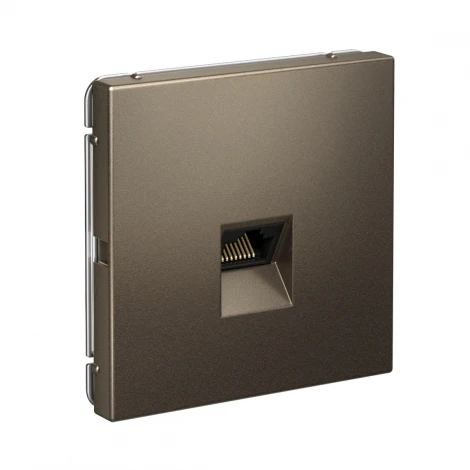 Розетка Ethernet RJ-45 (мокко) Systeme Electric GAL000683