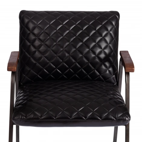 Кресло Secret de Maison Ститч/Stitch (мод. 2866) металл/кожа буйвола, 63х71х78см, черный Tetchair 20559