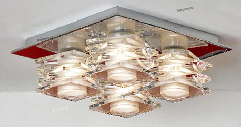 Потолочный светильник Lussole Crevari LSX-2507-04