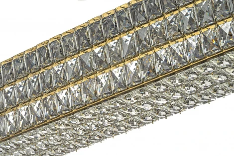 Подвесная люстра Arti Lampadari Lioni E 1.5.100x16.100 G (220V, хрусталь, на тросе)