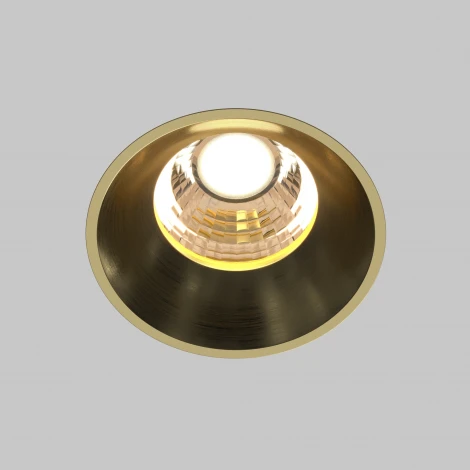 Встраиваемый светильник под гипсокартон Maytoni Round DL058-7W3K-TRS-BS (LED, 220V, круглые)
