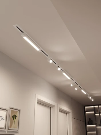 Трековая система в сборе встраиваемая однофазная 220V Hesby Lighting Skylite №5 HSBL_kompl_S005_VI4W4K