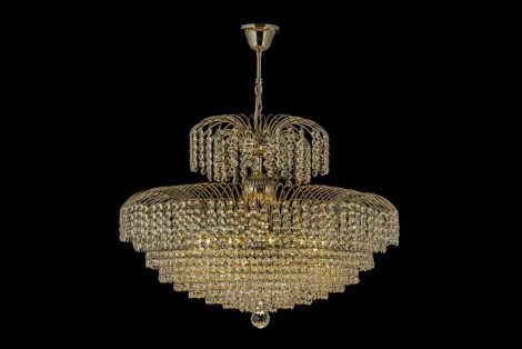 Подвесная люстра Arti Lampadari Salentino E 1.5.40.100 N (220V, хрусталь, на цепи)