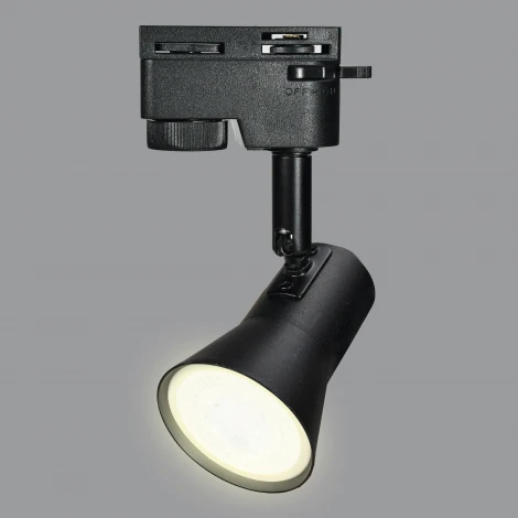Трековый светильник однофазный UBL-Q322 UBL-Q323 GU10 BLACK Volpe (220V, IP40)