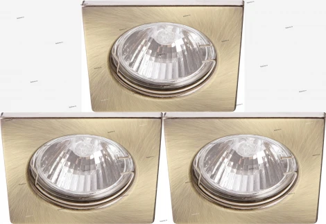 Встраиваемый точечный светильник Arte Lamp Quadratisch A2210PL-3AB