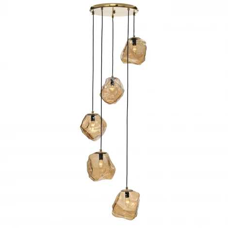 Подвесной светильник Citilux Rocka CL247086 янтарный