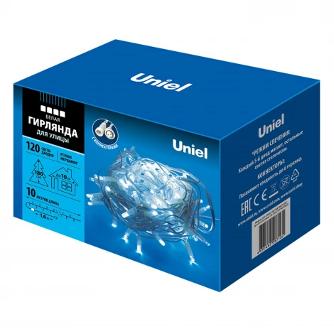 Гирлянда Uniel ULD-S1000-120/TWK WHITE IP67