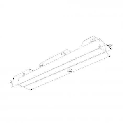 Трековый светильник магнитный 10W 48V 3000K (белый) Elektrostandard Slim Magnetic 85000/01
