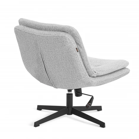 Кресло лаунж Oslo/Осло крестовина, велюр/букле, VT shape silver Tetchair 25433