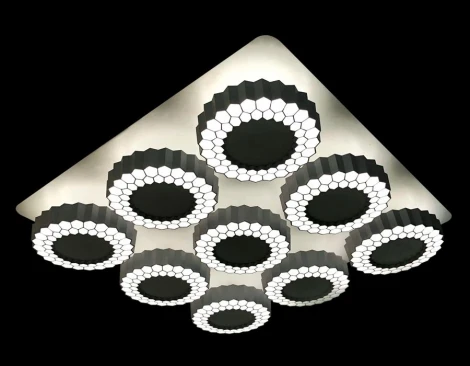 Потолочная люстра Ambrella Orbital Hi-tech FH14/9 WH 288W D750*750