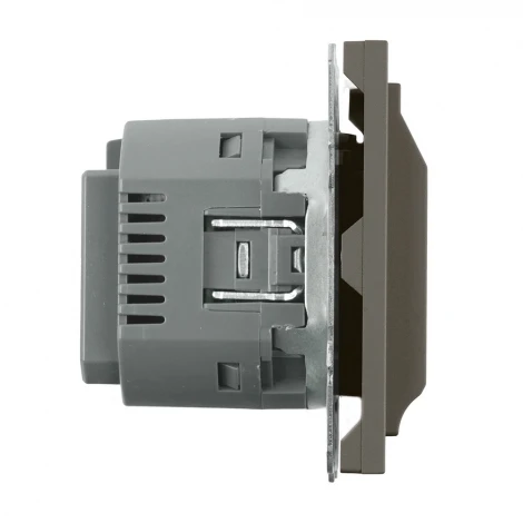 Выключатель карточный (механизм) 250В 40А RSW40-5114-09 антрацит, soft touch Stekker Эмили 50701