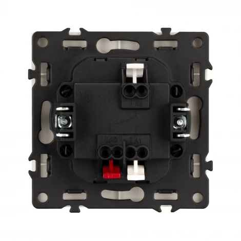 Механизм выключателя одноклавишный проходной LED SWT-NOBE-MKP1-SFPL-L-IS (230V, 10A) (Arlight, Никель) 059431