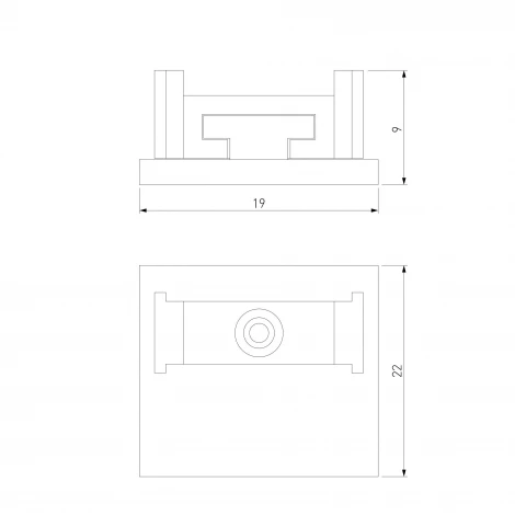 Заглушки для накладного шинопровода (никель) 2шт Elektrostandard Line Magnetic 85230/00